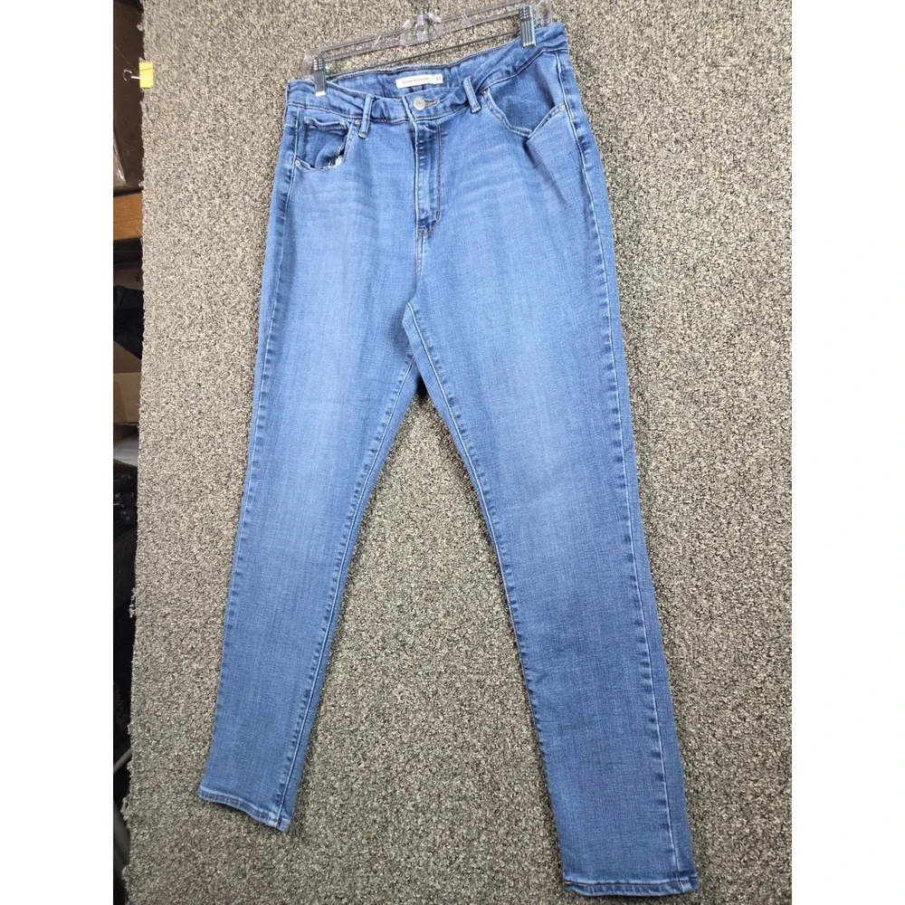 Levi 721 High Rise Skinny Jeans‎ Men 33 Blue Medium Wash Denim Pants